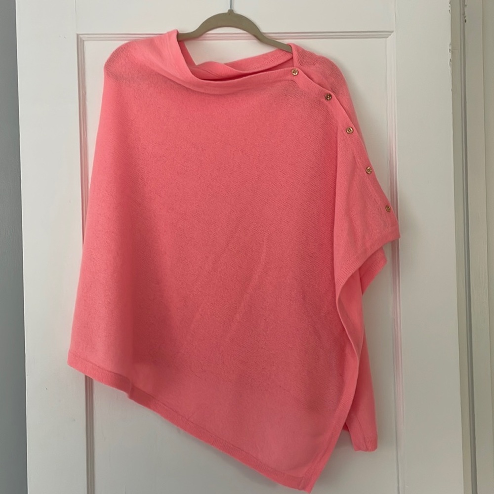 Cashmere poncho